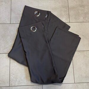 Pair Of Grommet Top Drapes 46"